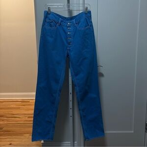 MM6 Maison Martin Margiela Vibrant Blue Denim